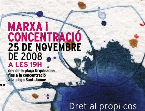 25n 2008 | cartell Dia Internacional per la no Violència contra les Dones i les Nenes