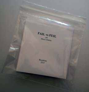 Fail vs Feil, poesies de Mauro Darder, Barcelona 2015