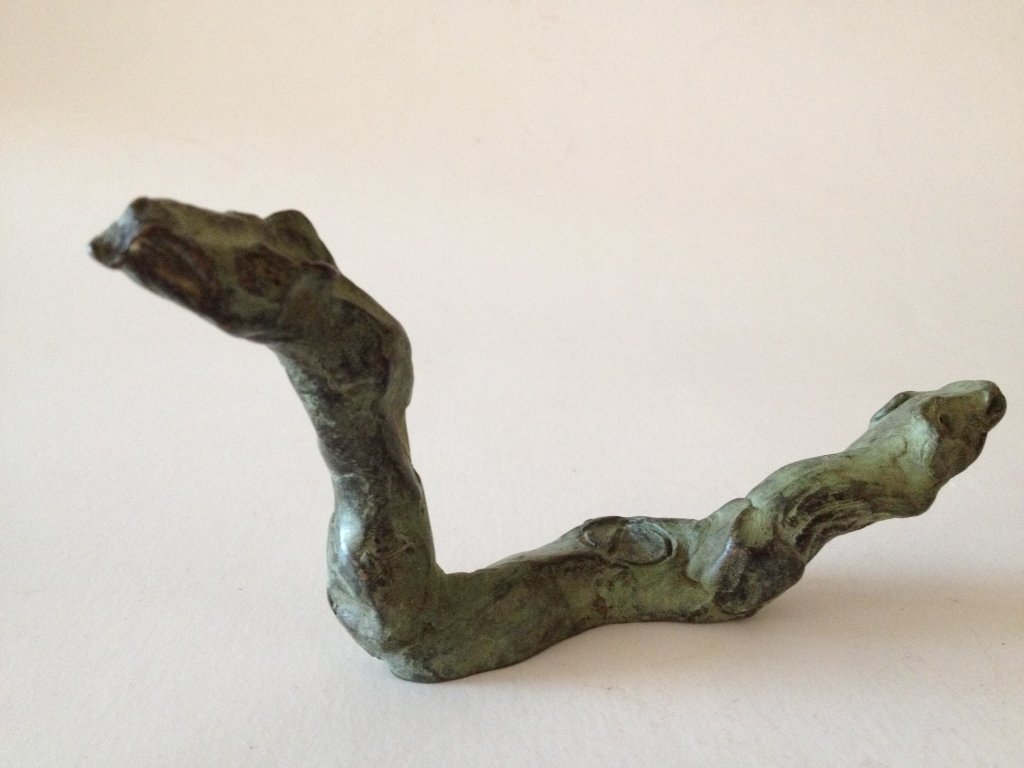 Escultura Serp De Dos Caps Serpiente De Dos Cabezas hecha por marta darder lisson