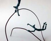 escultura marta darder de bronce Twins