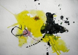 Pintura, técnica mixta sobre papel hecho a mano.