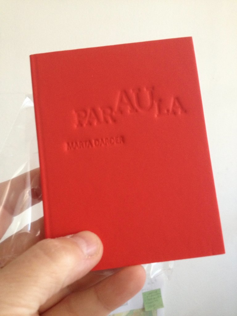 Libro Caligramas de Poesía Visual:  parAUla de Marta Darder - Imagen 2
