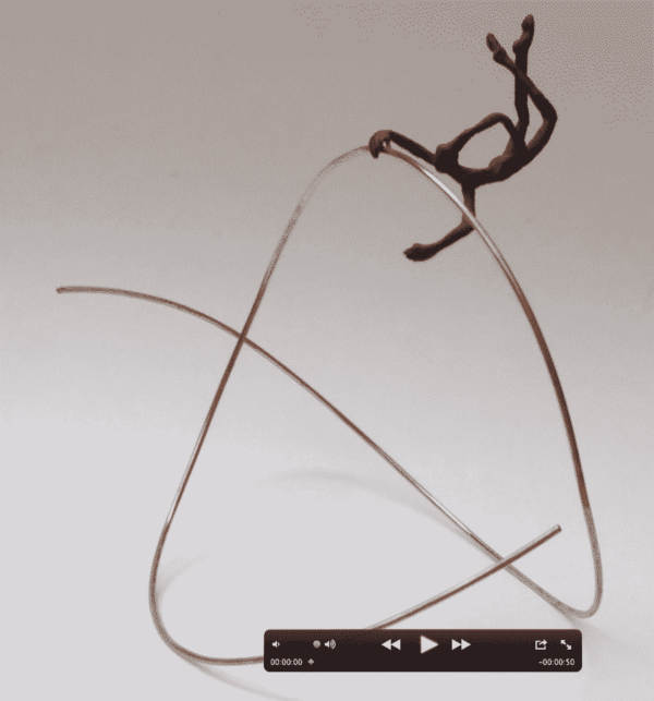 Balanceo/Balanceig. Escultura, bronce cera perdida. 2015