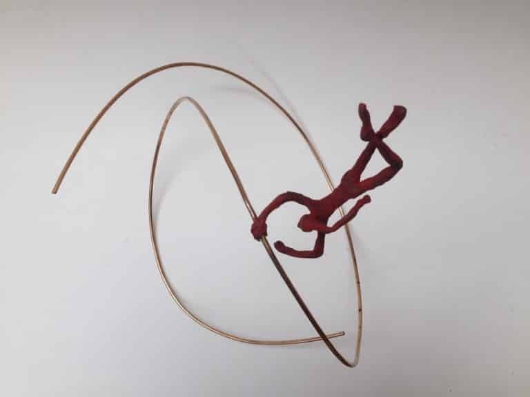 Balanceo/Balanceig. Escultura, bronce cera perdida. 2015
